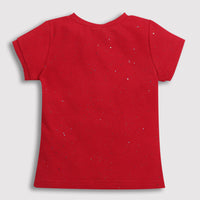 Tiny Girl Cap Sleeve V-Neck Top Stick On & Foil Sticker