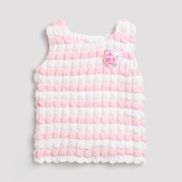 Tiny Girl Pink Sleeveless Sando Top