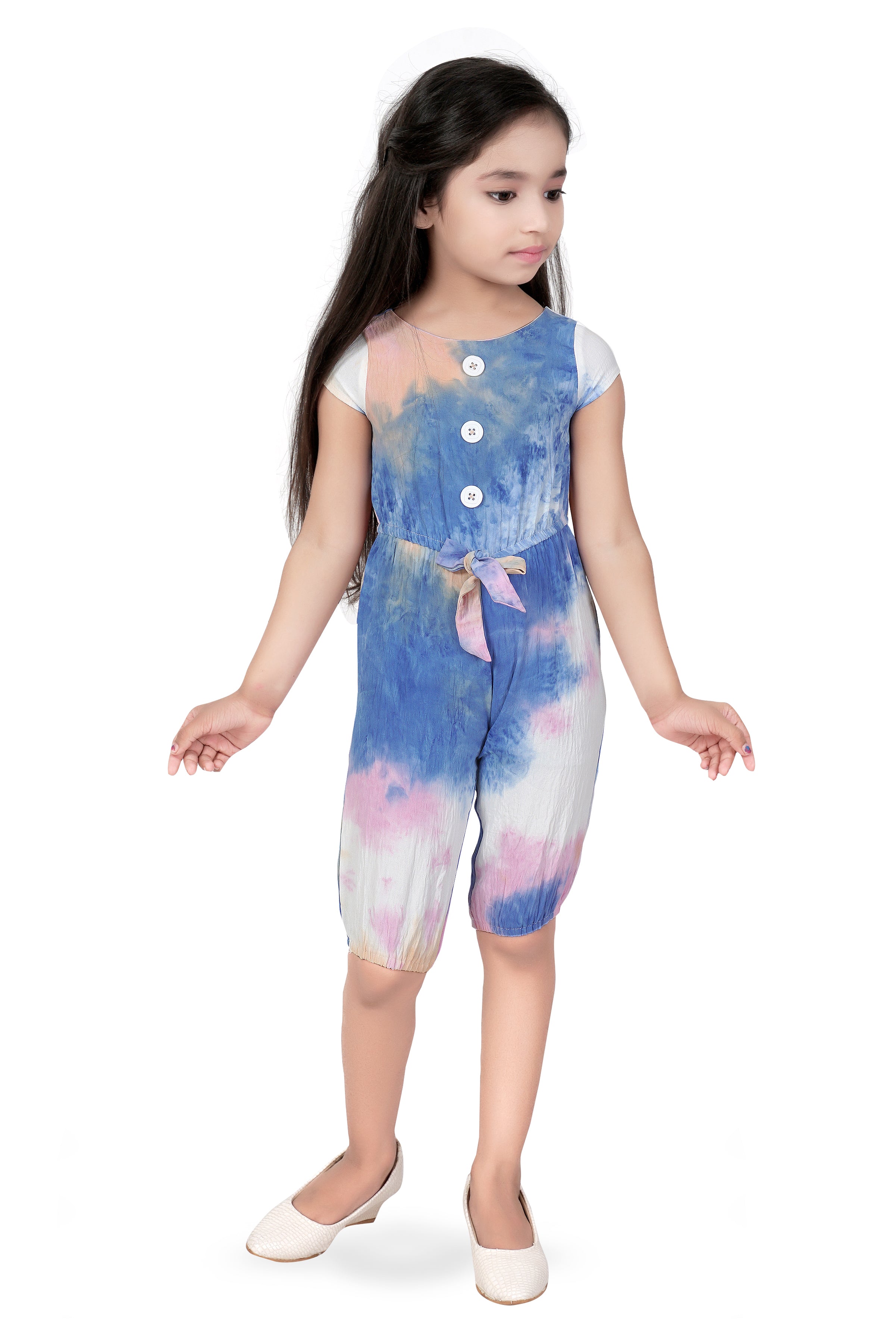 Tressel Kids  Unique Tie dye handwork Jumpsuit