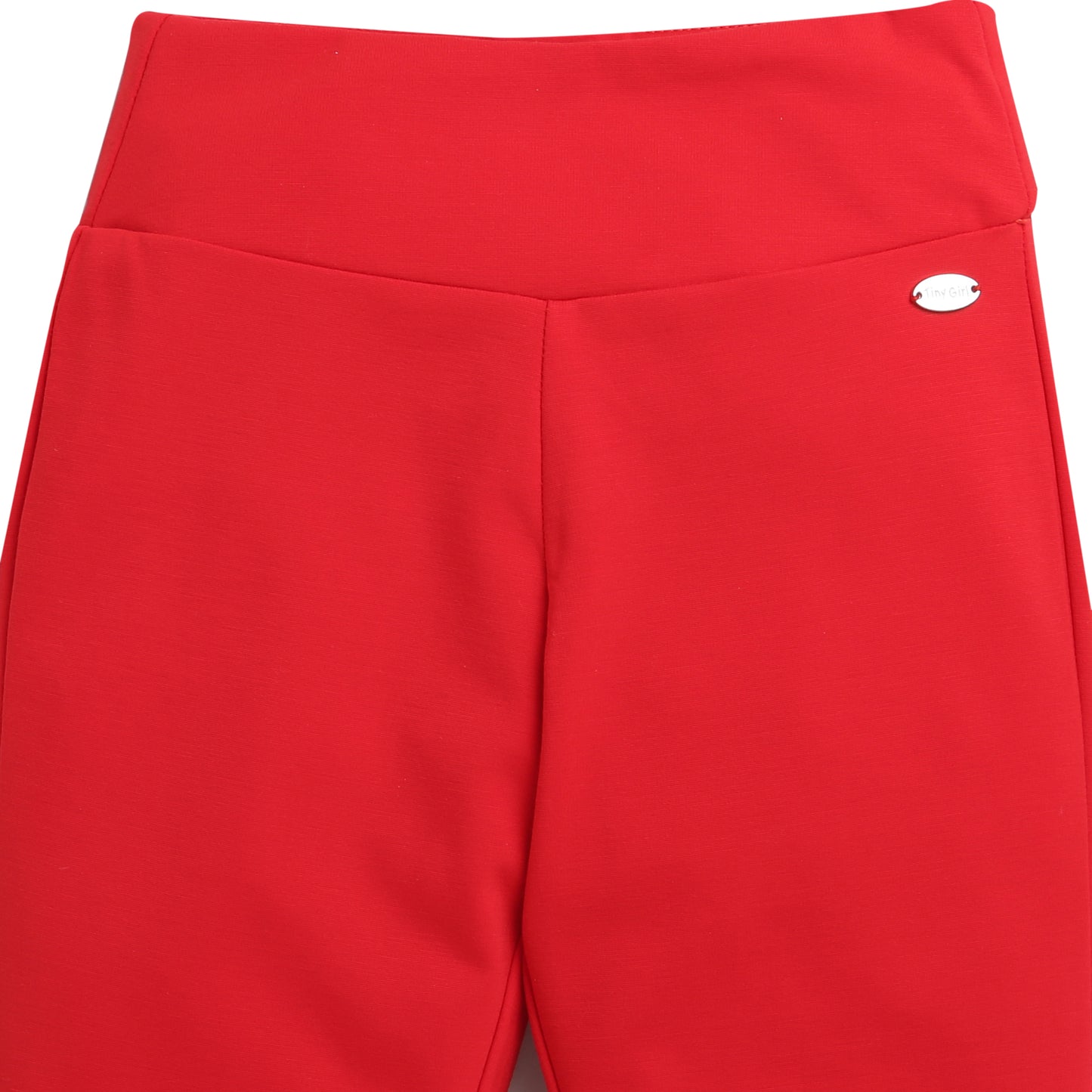 Basic Regular Fit Jeggings In Red