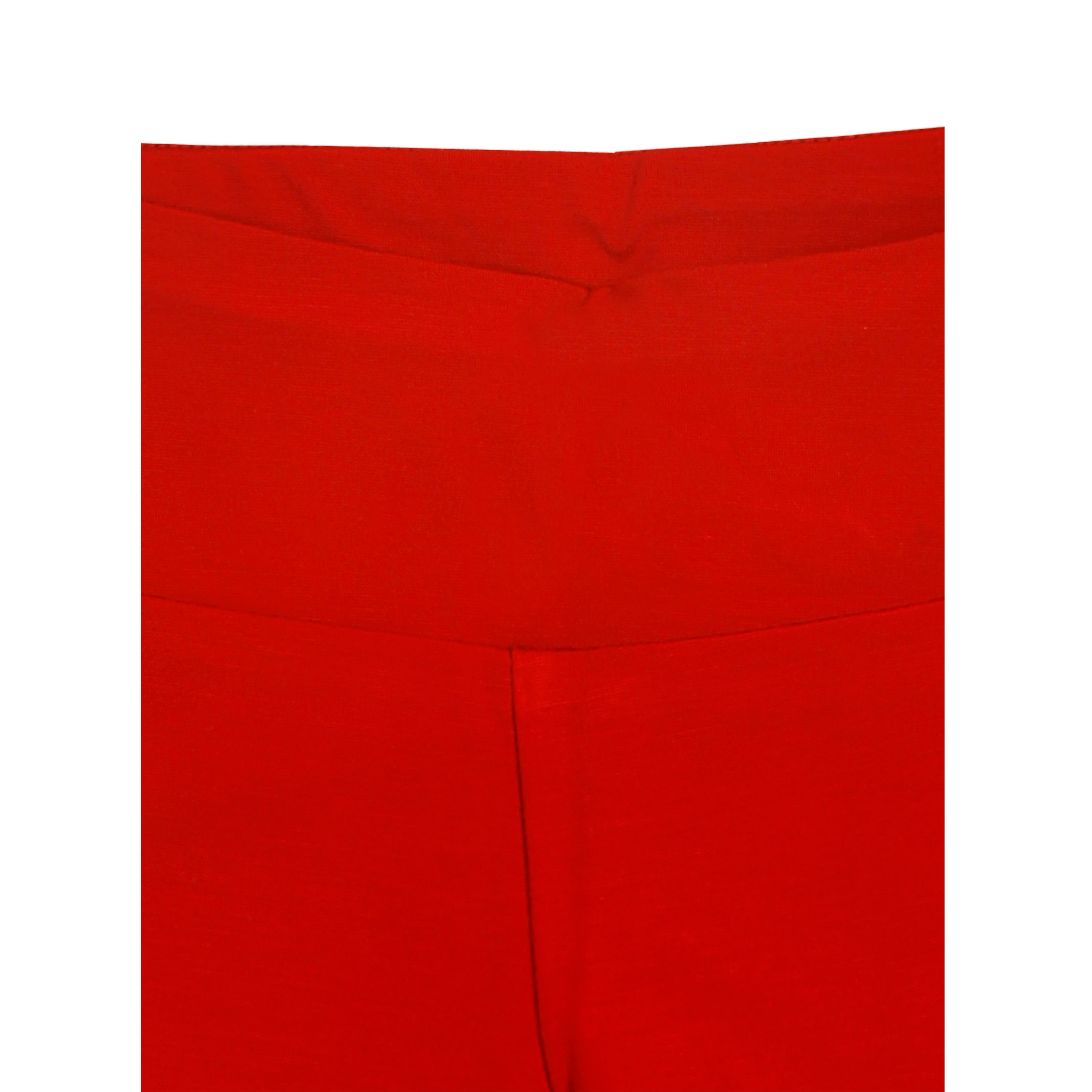 Basic Comfort Fit Jeggings In Red