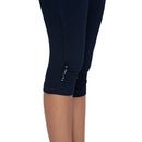 Basic Calf Length Navy Leggings