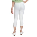 Basic Calf Length White Leggings