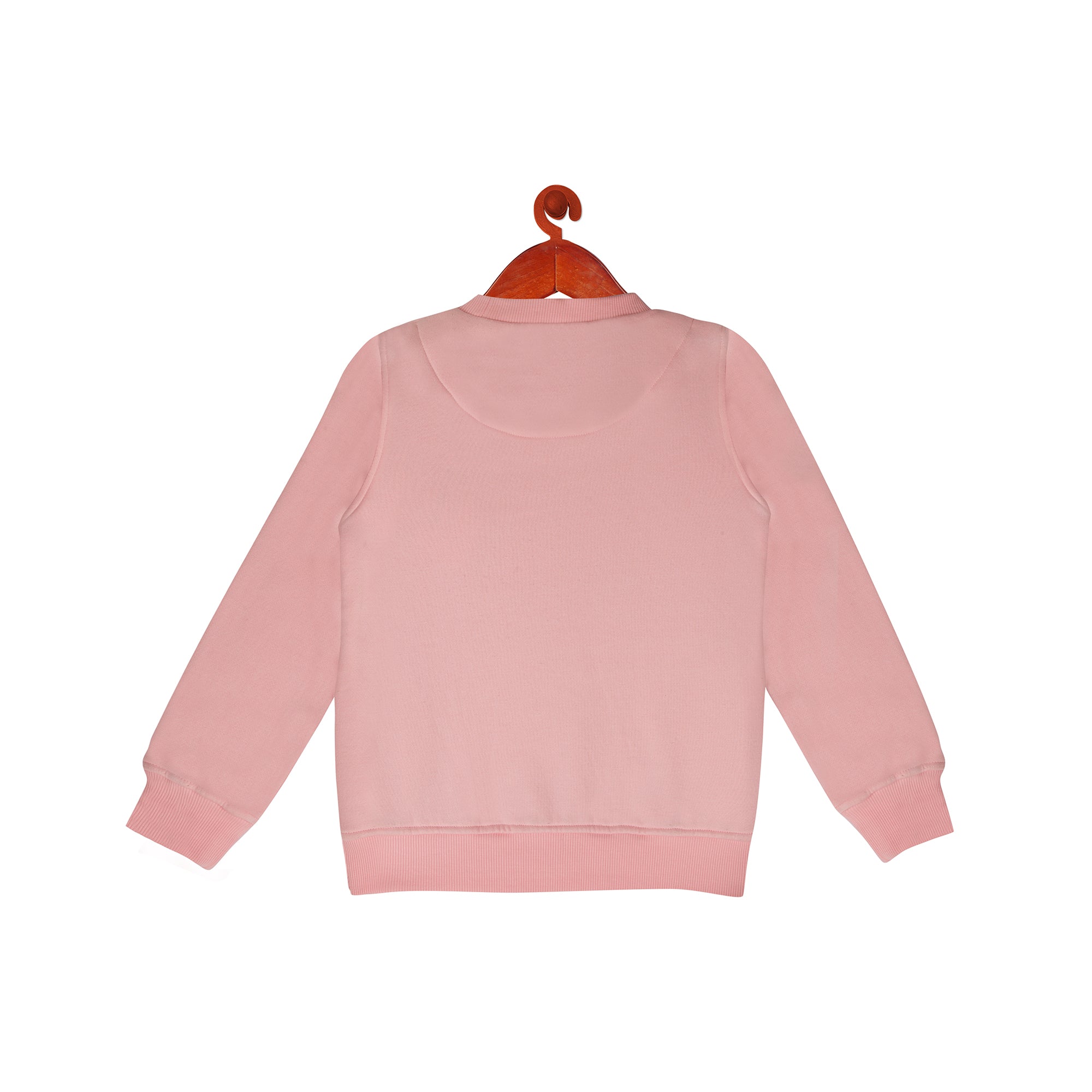 Girl Power Sweatshirt In Light Pink