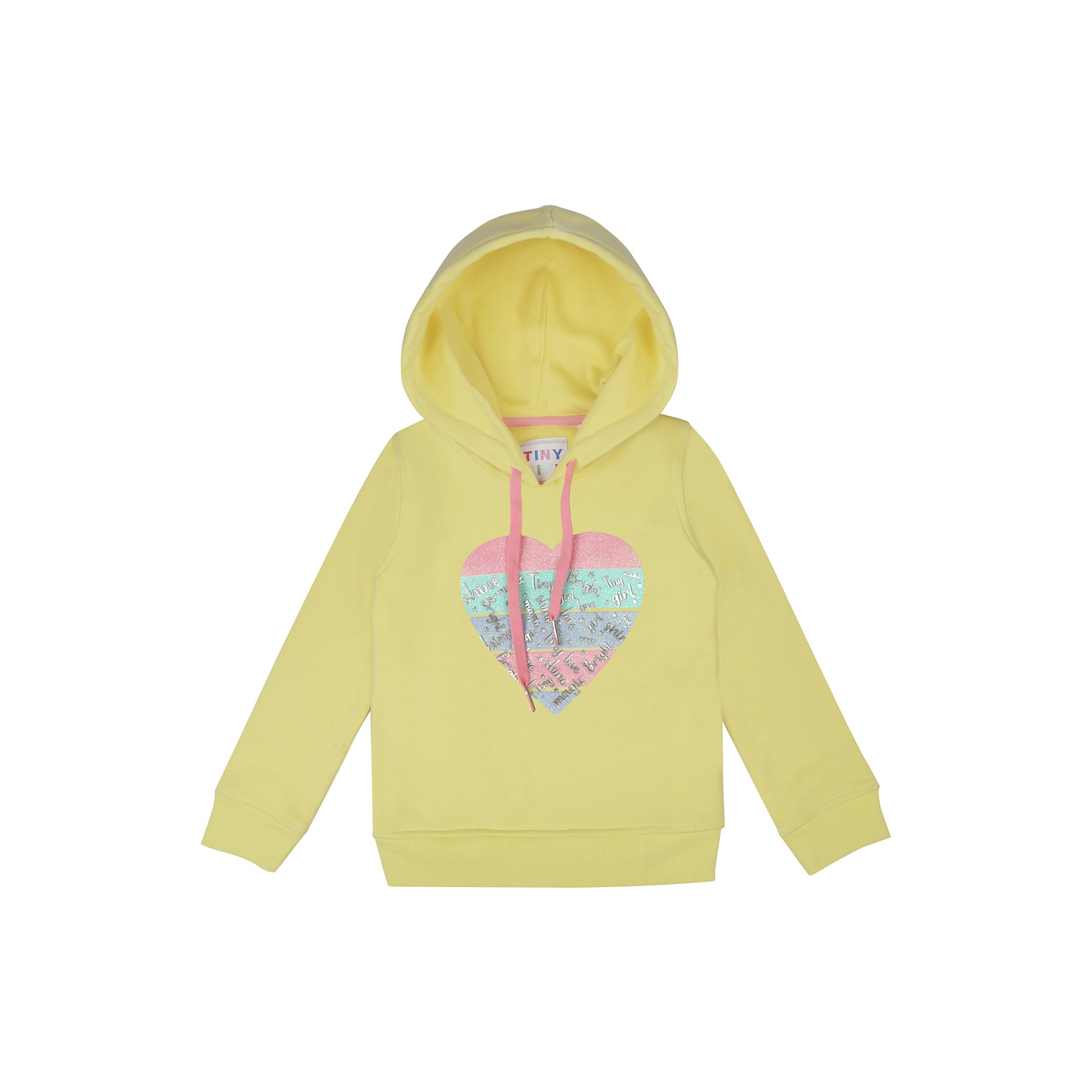 Colorful Heart Hoddie Lemon