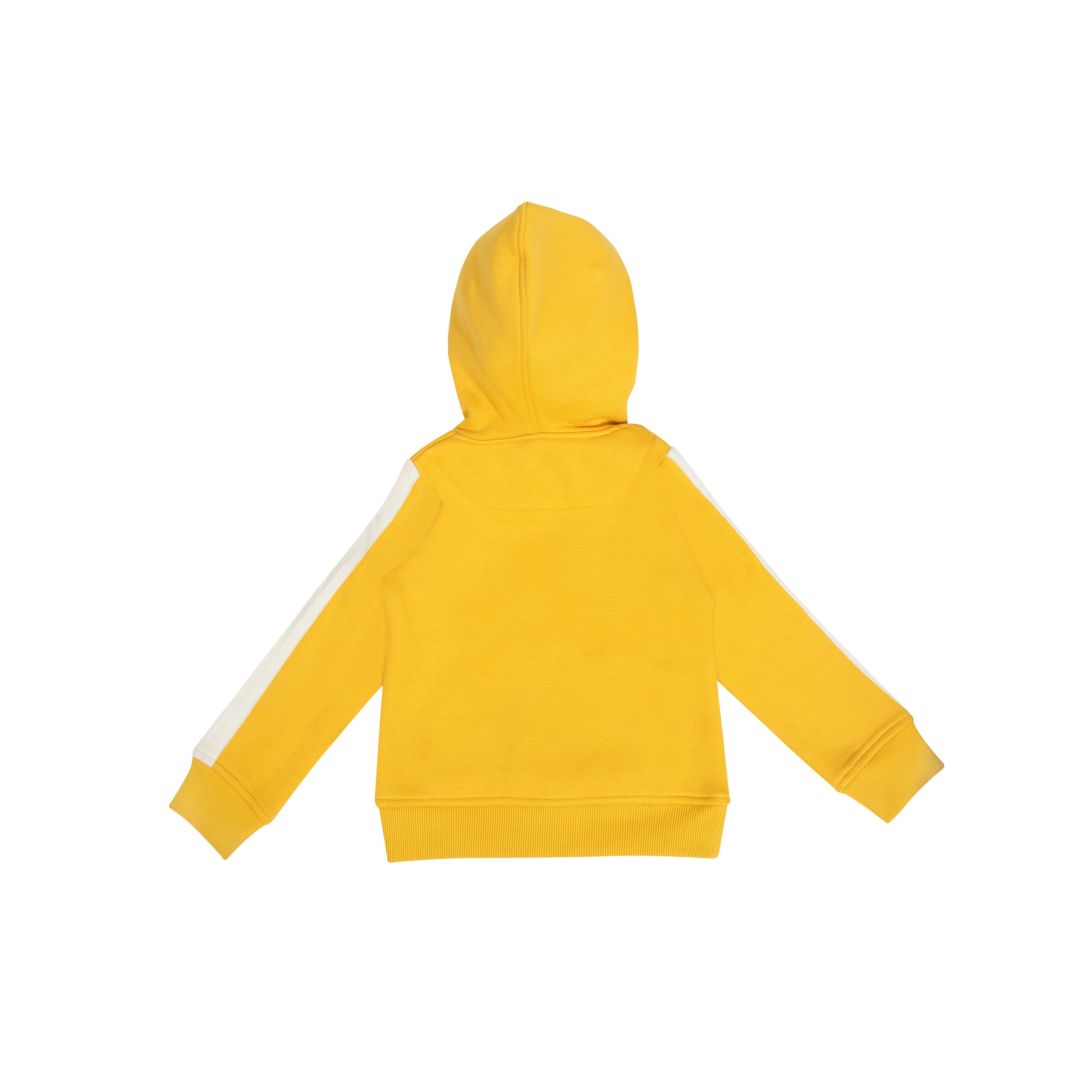 Los Angeles Hoodie With Front Pocket In Mustard