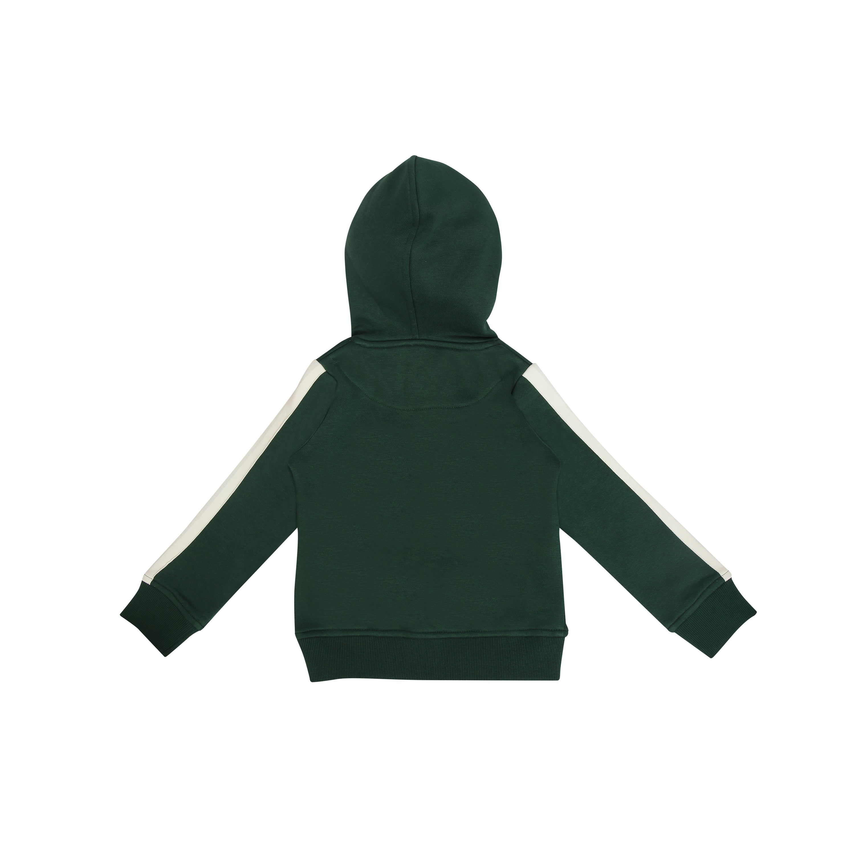 Los Angeles Hoodie With Front Pocket In Olive Green