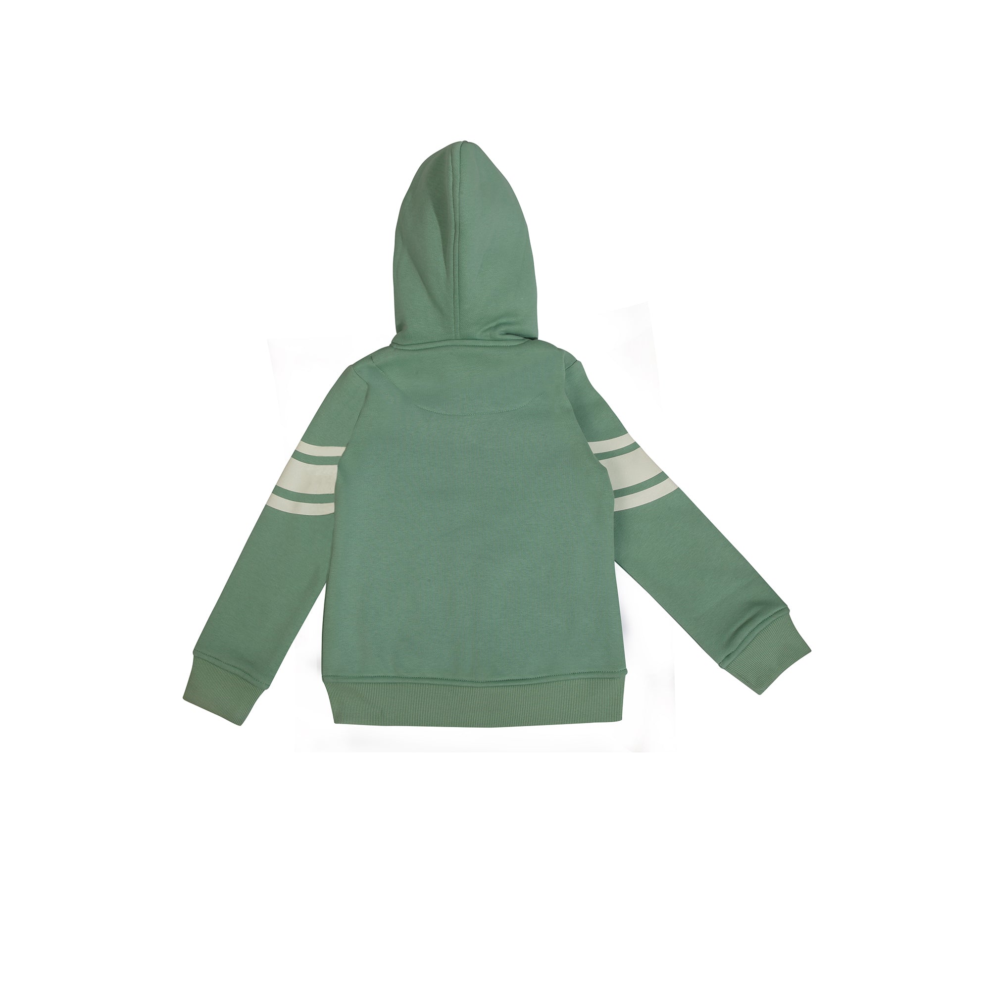 Girl Hero Zipper Hoodie In Pista Green