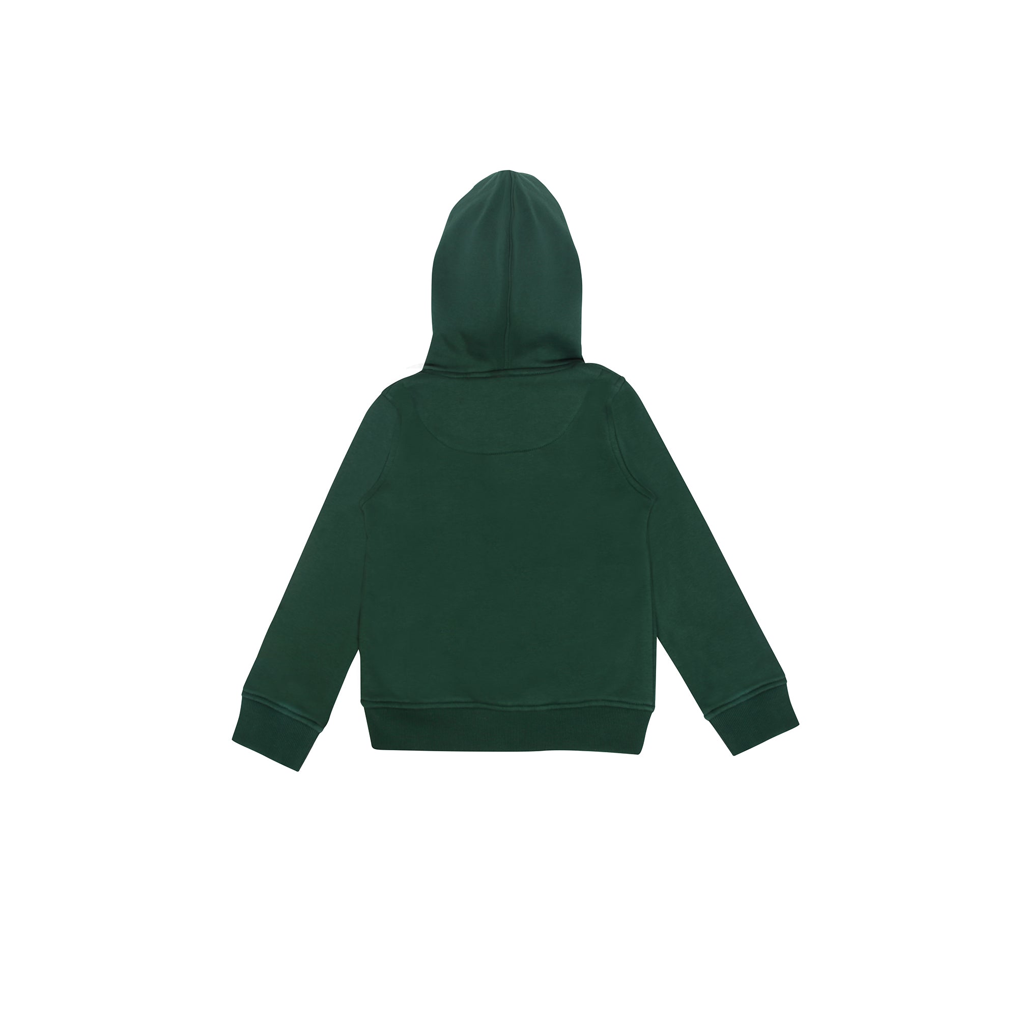 Dancer Hoodie With Contracting Drawstring And Front Pockets In Olive Green