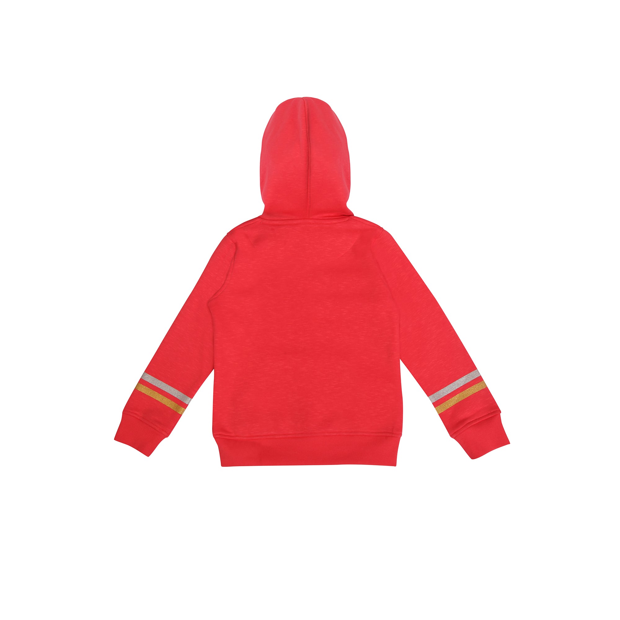 Paris Hoodie In Tomato Red With Front Pockets