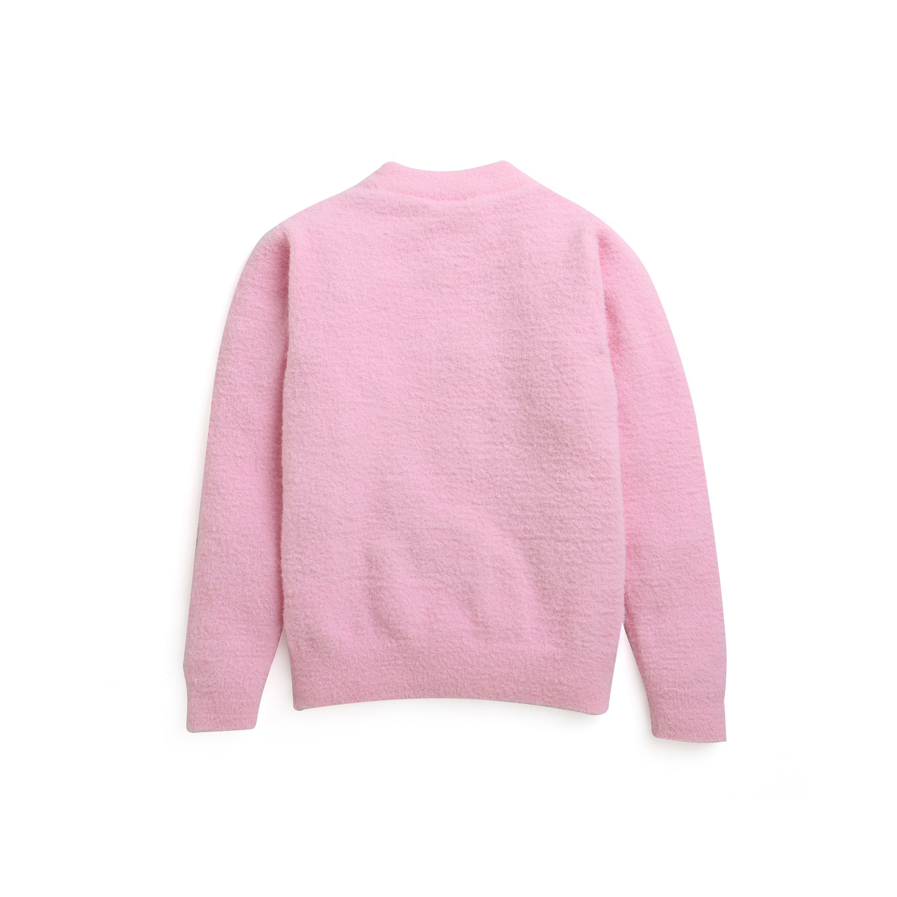 Mini Hearts Baby Pink Warm Sweater