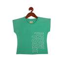 Sleeveless Sailors Neckline Top In Green